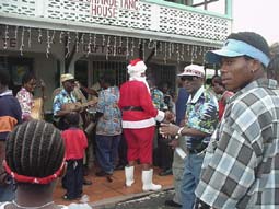 Another Santa in his White Boots