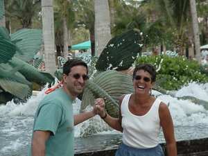 Brother and Sister fighting in Atlantis
