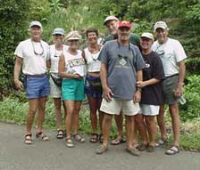 L-R, Dick, Gloria, Duchess, me, Bob, Geoff, Sue, Paul