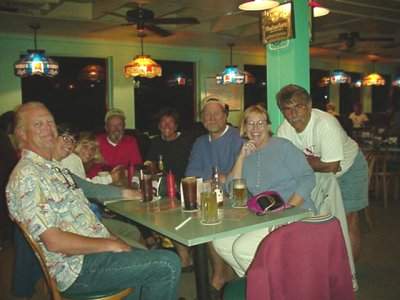 Diana's party. L-R: Don and Gloria, Bev, Bill, Bob and