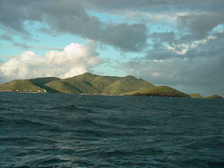 Approaching Jost Van Dyke