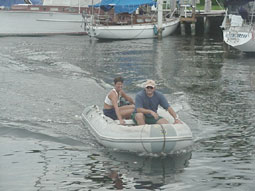 The last dinghy ride