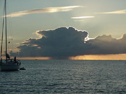 Rainsquall off St Barth's