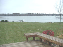 Our view out the backdoor