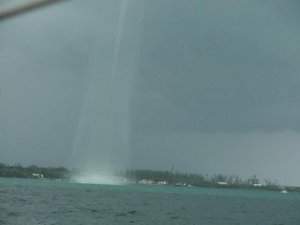 small waterspout