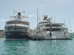 The Tatoosh and Leander personal Yachts